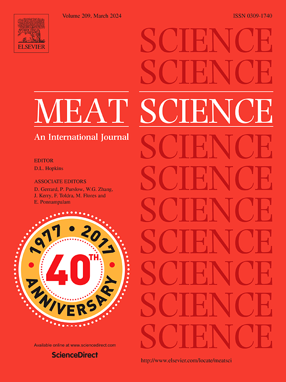 Go to journal home page - Meat Science